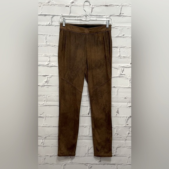 Free People Faux Suede Legging Full Length Pants - Picture 1 of 5